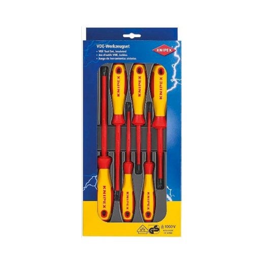 Knipex Werkzeug-Set Schraubendreher 6-teilig